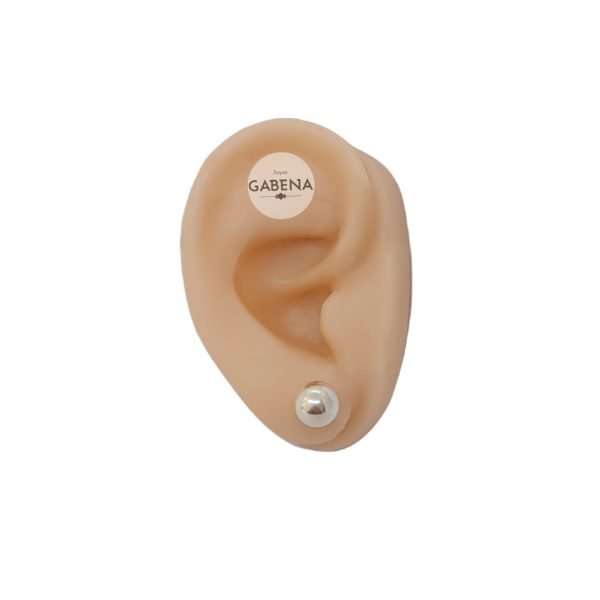 aro abridor bolita 8mm plata oreja