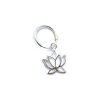 Aro Flor de Loto Solitario Plata 925 - Argolla