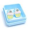 Aros abridores cupcake rosa