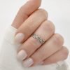 Anillo flores falange midi