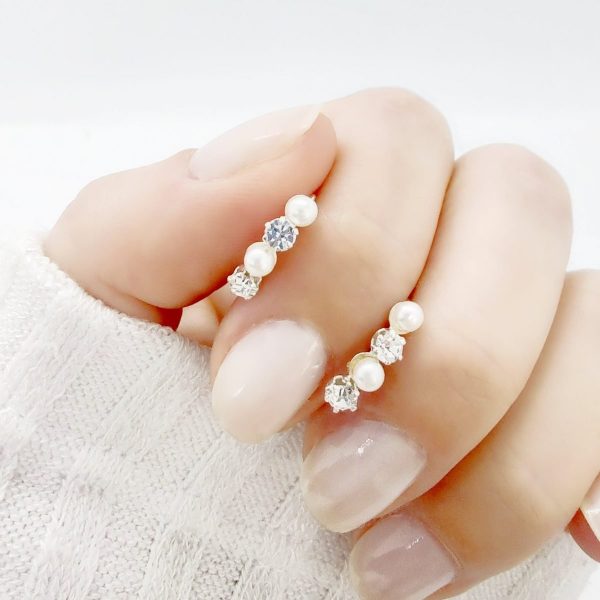 Aros Trepadores Perlas y Cubic