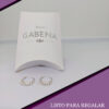 Aros Argollas Con Bolitas Cosidas plata pack