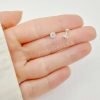 Aros Abridores ojo turco Plata 925 rosa