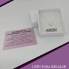 Conjunto susano blanco 4.5mm plata pack