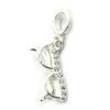 Charm Lentes Cristales Plata 925
