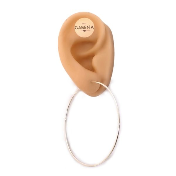 ac-10 aros argolla cubanos n7 plata
