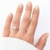Anillo corazón de cristal