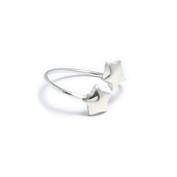 anillo estrellas semiabierto