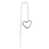 aro cadena corazon plata 925
