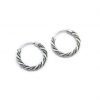 aros argollas bali trenzado