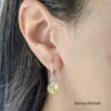 aros corazon cristal swarovski aurora boreal