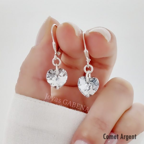 aros cristal sw corazon comet argent