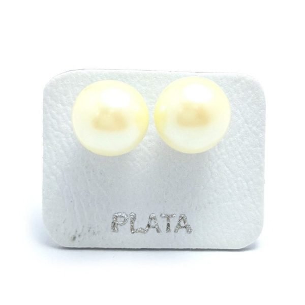 Aros perla cultivada 9mm