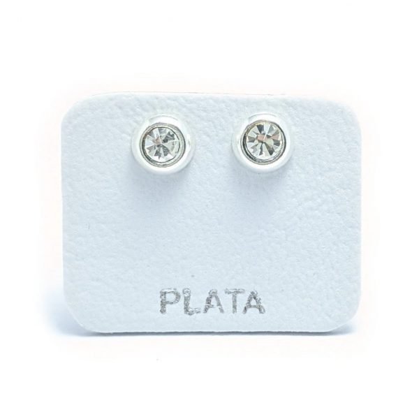 aros susano blanco plata