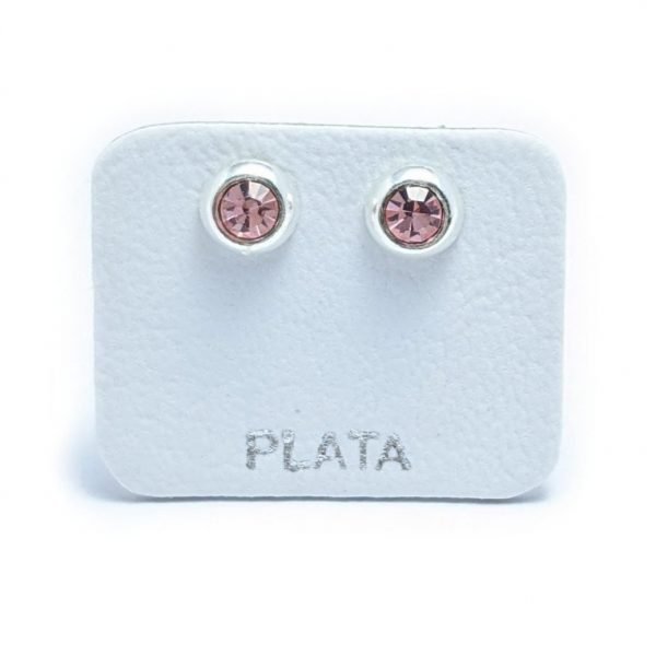 aros susano rosa plata