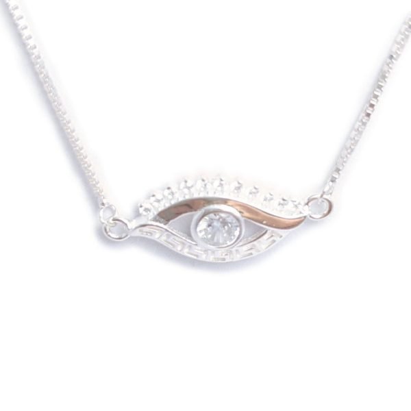 collar ojo turco cristales
