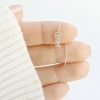 Aro colgante con cadena espiral
