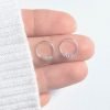 Aros Argollitas Cristal Cubic Plata 925