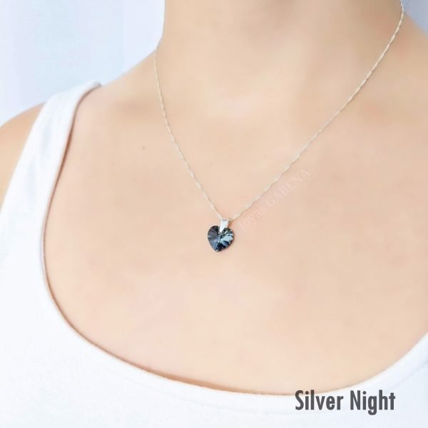 collar cristal swarovski corazon