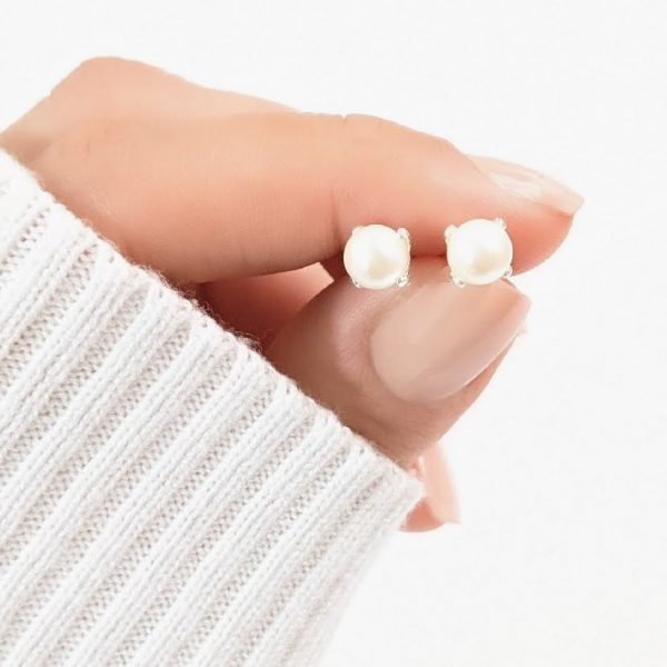 Aros perla cultivada engarzada