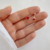 Aros Abridores Cristal 6mm Plata 925 2