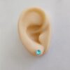 Aros Abridores Cristal 6mm Plata 925 2