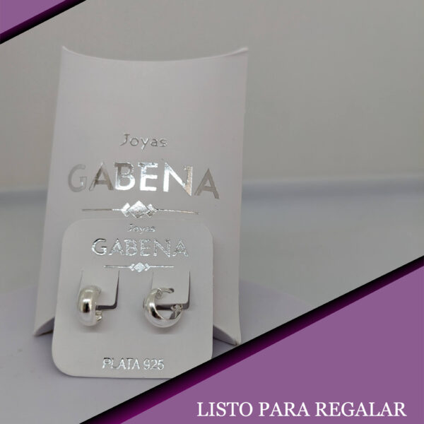 Aros Argollas Gruesas 10mm Pla pack