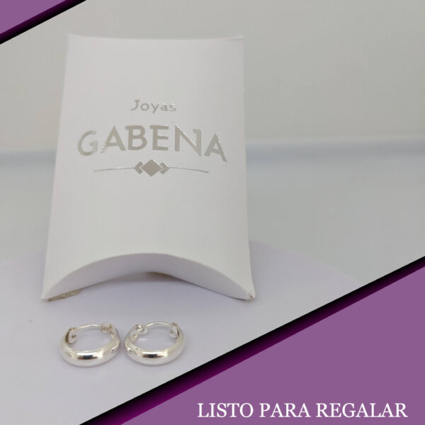 Aros Argollas Gruesas 14mm Pla pack