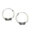 Aros Bali 12mm M5 Plata 925 - Argollas