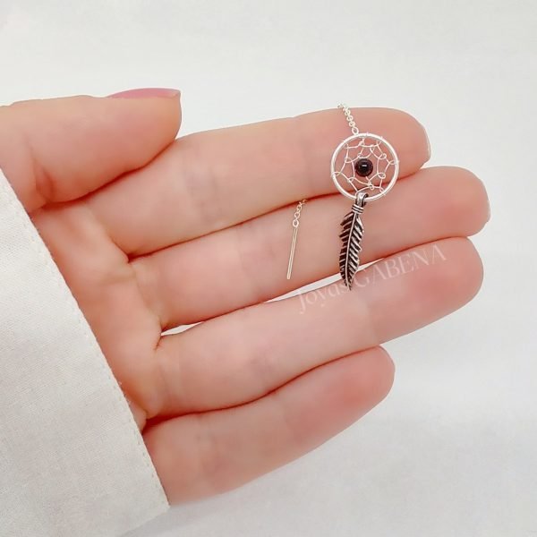 aro cadena atrapasueños plata