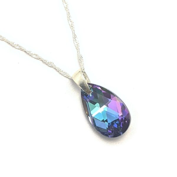 Collar Cristal Swarovski gota vitrail light