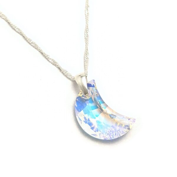 Collar Cristal swarovski luna aurora boreal