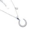 Collar Luna con Estrella Cristal