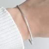 Pulsera esclava media caña 2mm