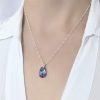 Collar Cristal Swarovski gota vitrail light