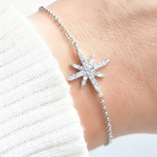 Pulsera Regulable Destello de Cristales