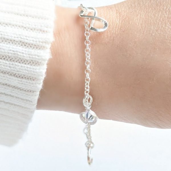 Pulsera infitinos y cubic cristal