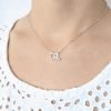 Collar corazón con infinito