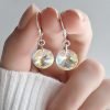 Aros Swarovski círculo Aurora Boreal