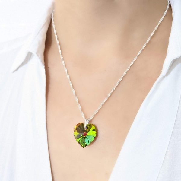 collar corazon Vitrail Medium 18mm