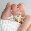 Aros Swarovski estrella Aurora Boreal 18mm