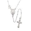 CO-42 rosario medalla milagrosa 2mm plata