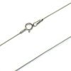 Cadena Clapton 1mm Cola de Raton 45cm Plata 925