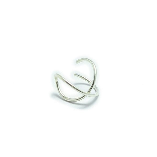 Aro bidú cruzado cuff