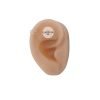 aro cuff cruzado plata oreja