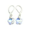 Aros Swarovski flor