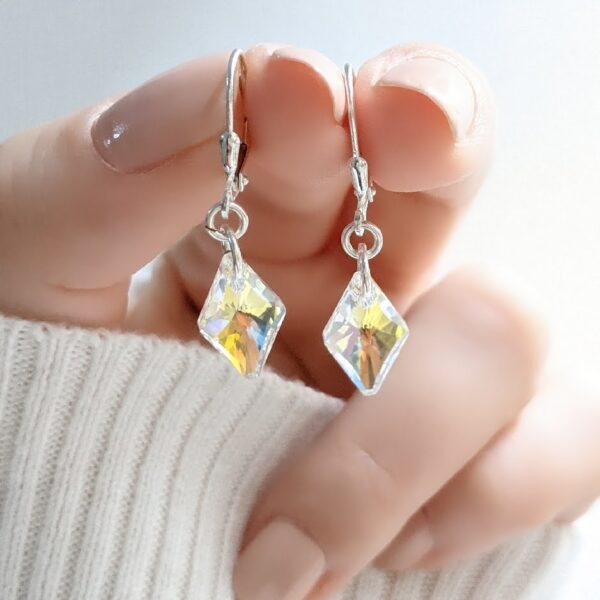 Aros Swarovski rombo Aurora Boreal
