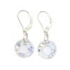 aros cristal swarovski sol 12mm plata