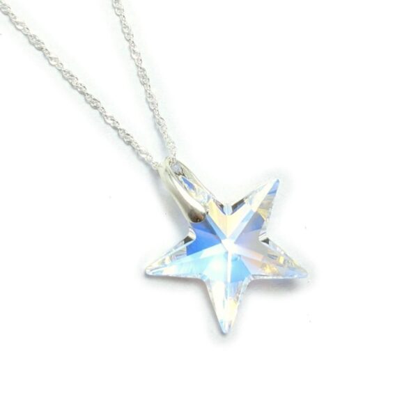 Collar swarovski Estrella Aurora Boreal 16mm