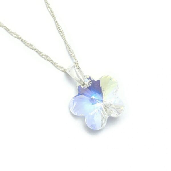 Collar Swarovski flor